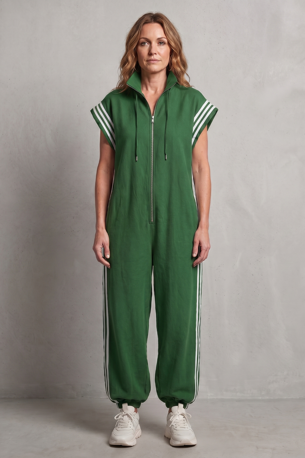 Veloura – Sporty stripe detail – Jumpsuit