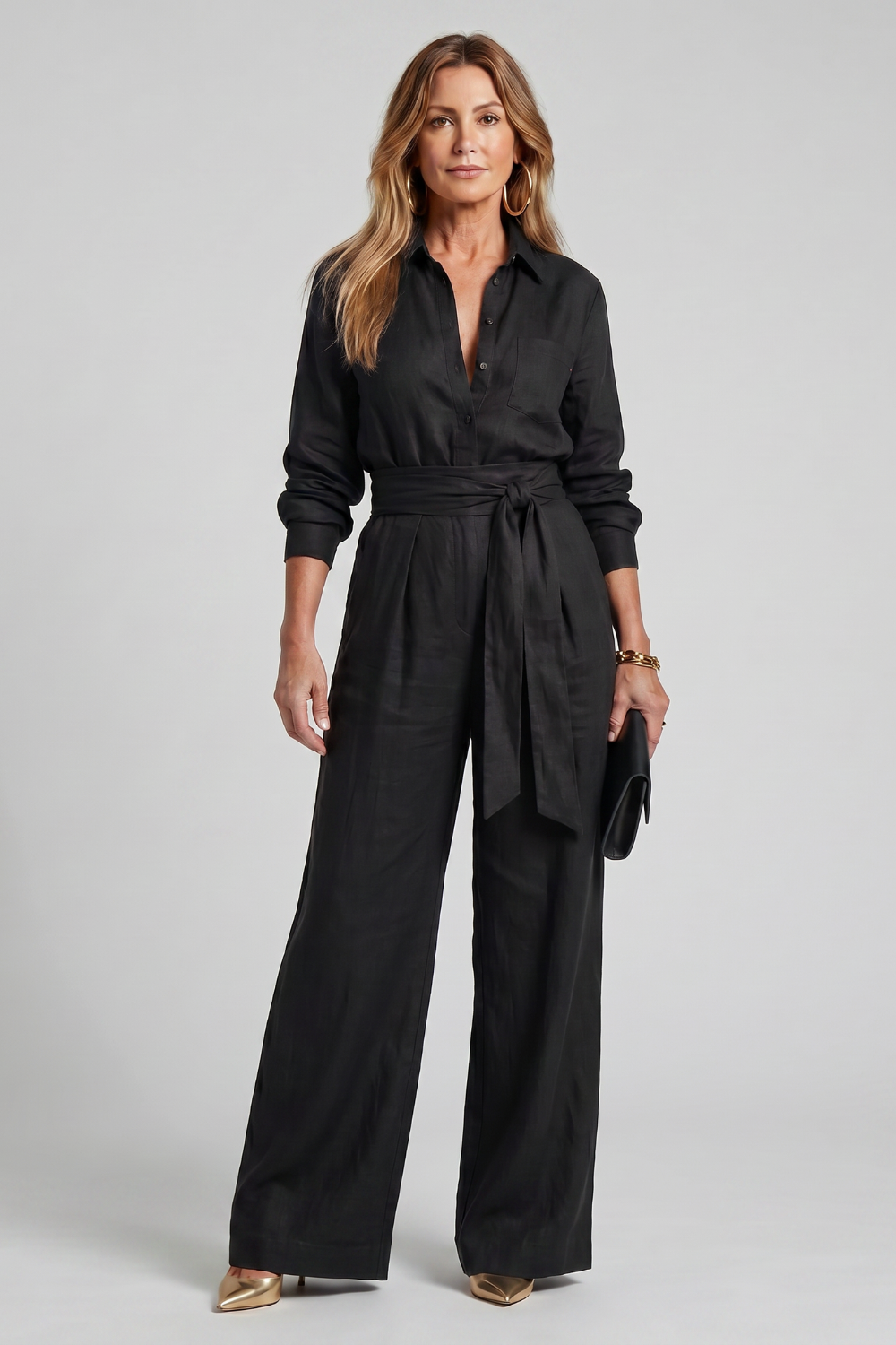 Virella – Effortless tailored elegance – Wide-leg jumpsuit