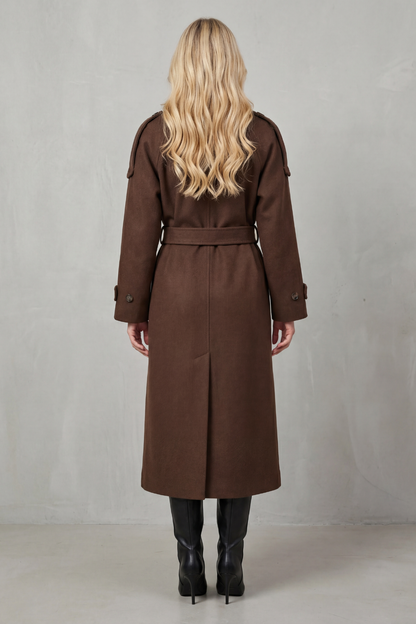 Maubéry – Oversized structure – Wool trench coat