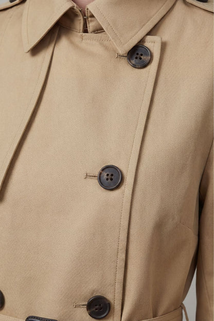 Sorellia – Classic cut – Double-breasted trench coat