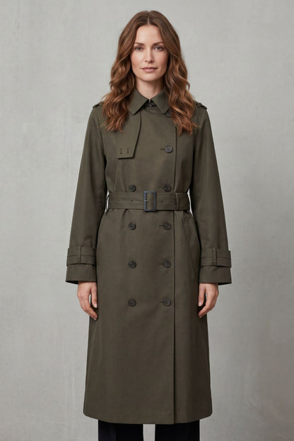 Sorellia – Classic cut – Double-breasted trench coat