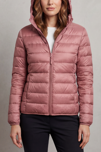 Aela – Ultra light – Packable hooded puffer jacket