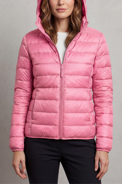 Aela – Ultra light – Packable hooded puffer jacket
