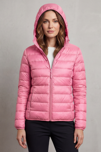 Aela – Ultra light – Packable hooded puffer jacket