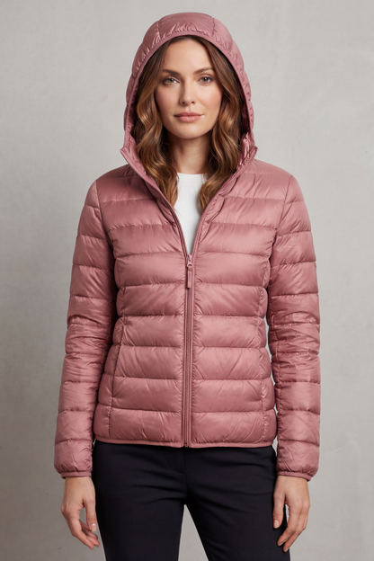 Aela – Ultra light – Packable hooded puffer jacket