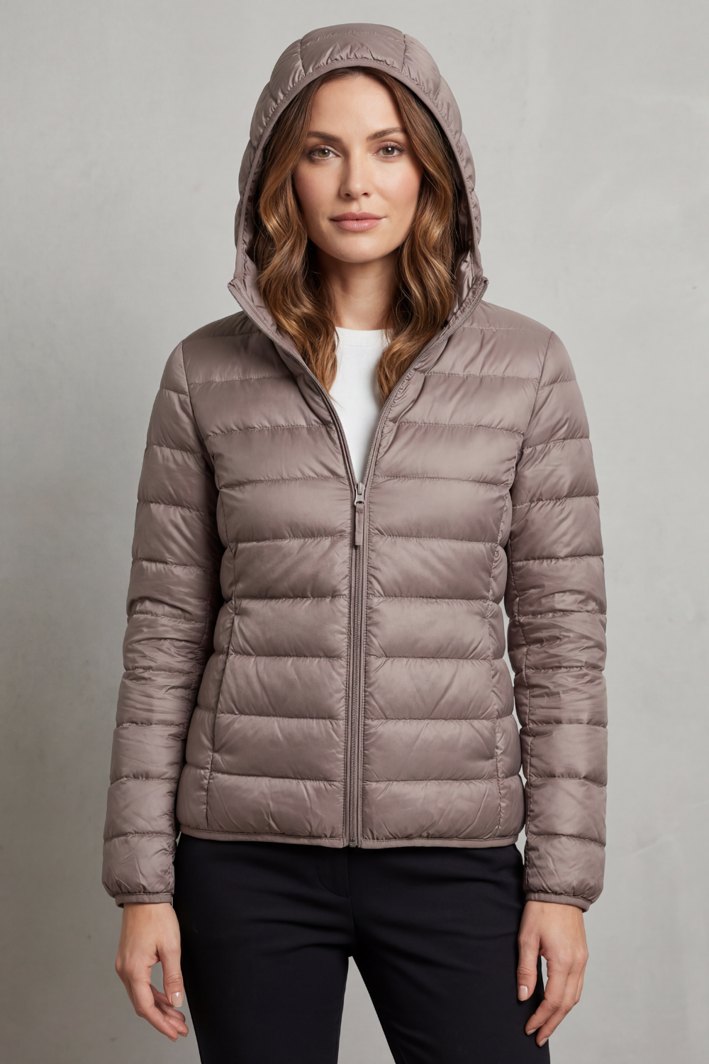 Aela – Ultra light – Packable hooded puffer jacket