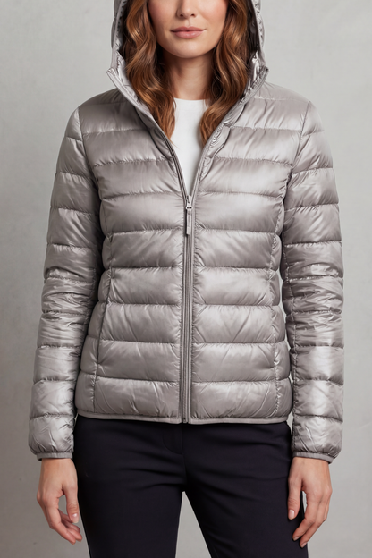 Aela – Ultra light – Packable hooded puffer jacket