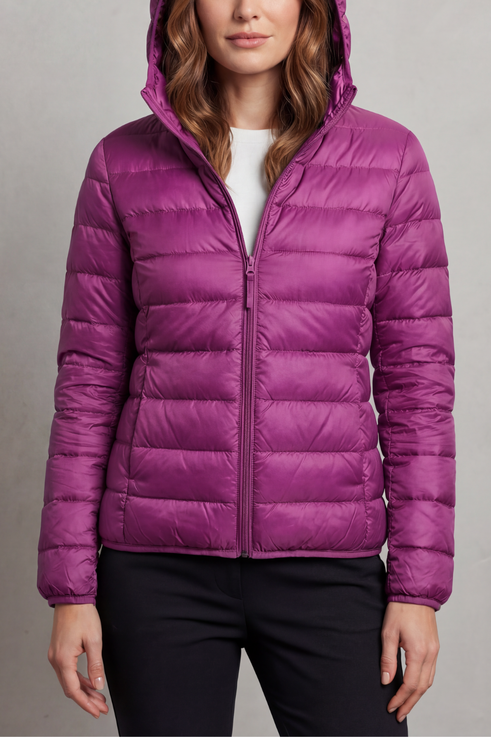Aela – Ultra light – Packable hooded puffer jacket