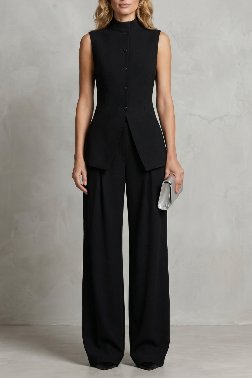 Aurellia – Draped tailored elegance – Trouser set