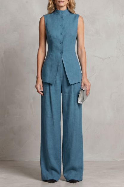 Aurellia – Draped tailored elegance – Trouser set