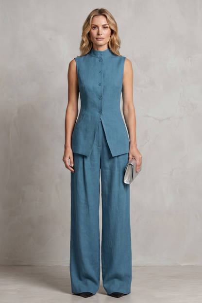Aurellia – Draped tailored elegance – Trouser set