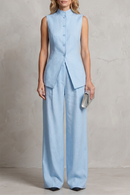 Aurellia – Draped tailored elegance – Trouser set