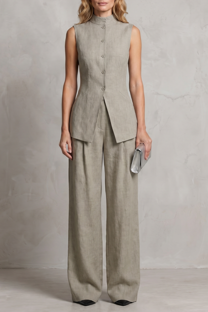 Aurellia – Draped tailored elegance – Trouser set