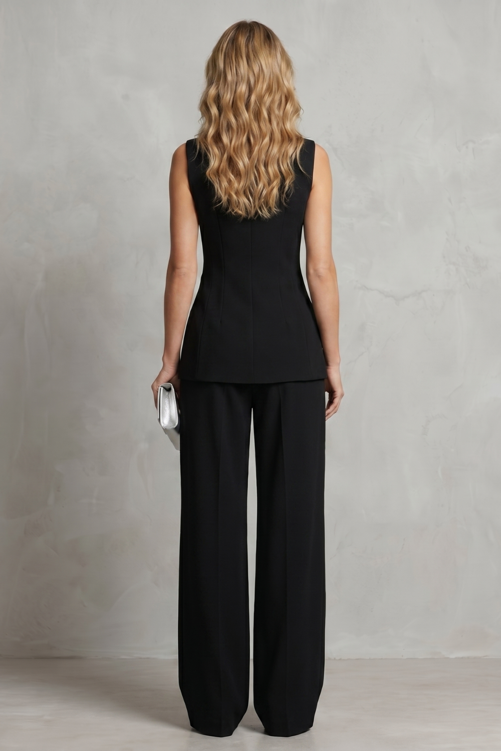 Aurellia – Draped tailored elegance – Trouser set