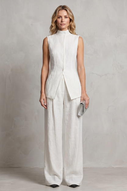 Aurellia – Draped tailored elegance – Trouser set