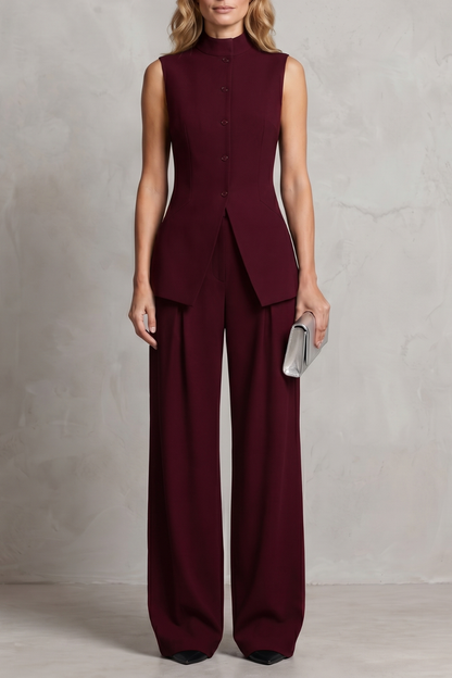 Aurellia – Draped tailored elegance – Trouser set