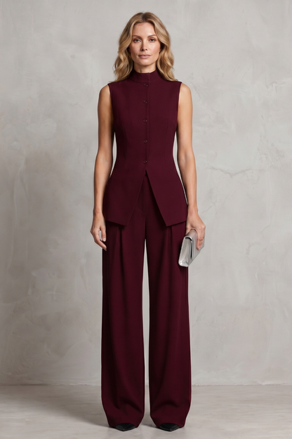 Aurellia – Draped tailored elegance – Trouser set