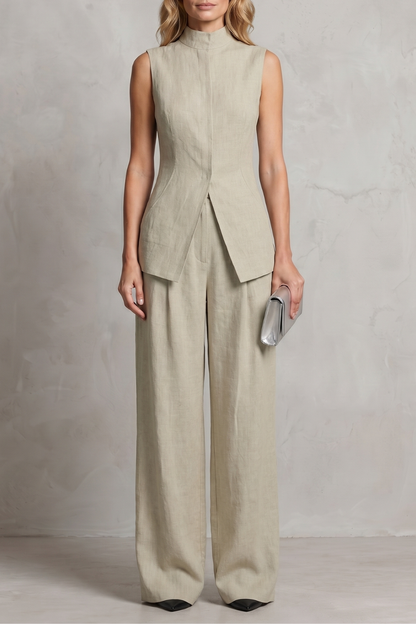 Aurellia – Draped tailored elegance – Trouser set