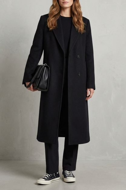 Avenza – Herringbone weave – Hepburn wool overcoat