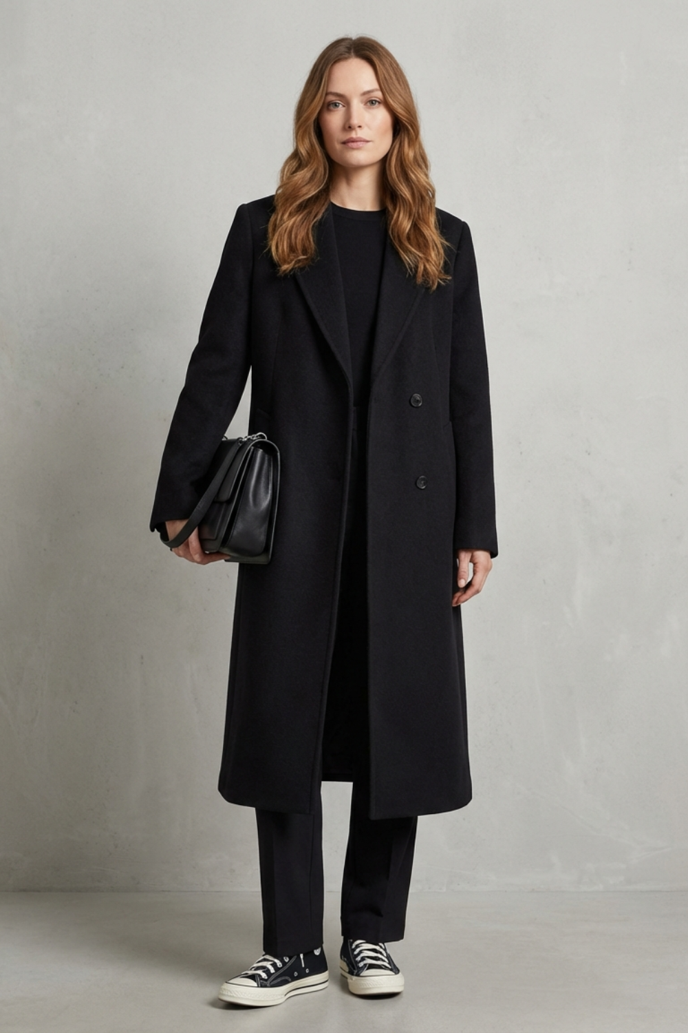 Avenza – Herringbone weave – Hepburn wool overcoat