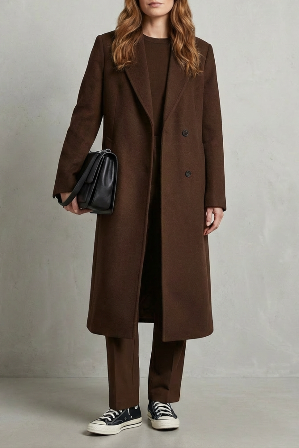 Avenza – Herringbone weave – Hepburn wool overcoat