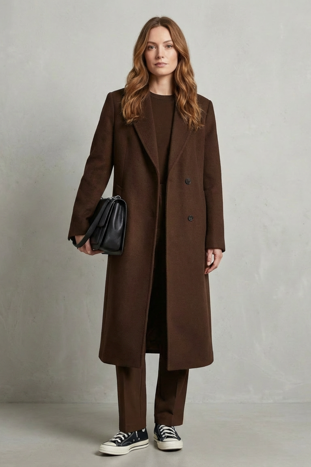 Avenza – Herringbone weave – Hepburn wool overcoat