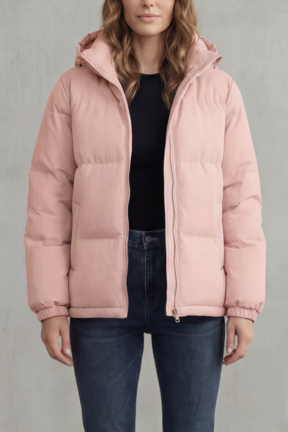 Caeloria – Quilted warmth – Hooded puffer jacket