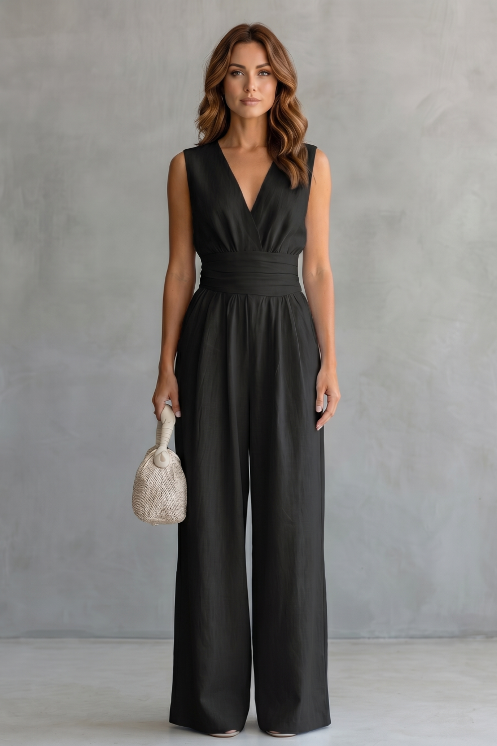 Celestielle – Waist-defining elegance – Sleeveless jumpsuit