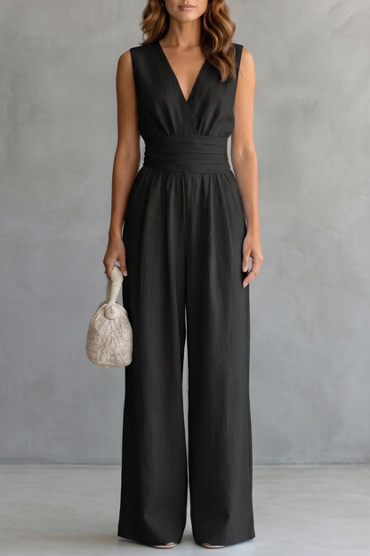 Celestielle – Waist-defining elegance – Sleeveless jumpsuit