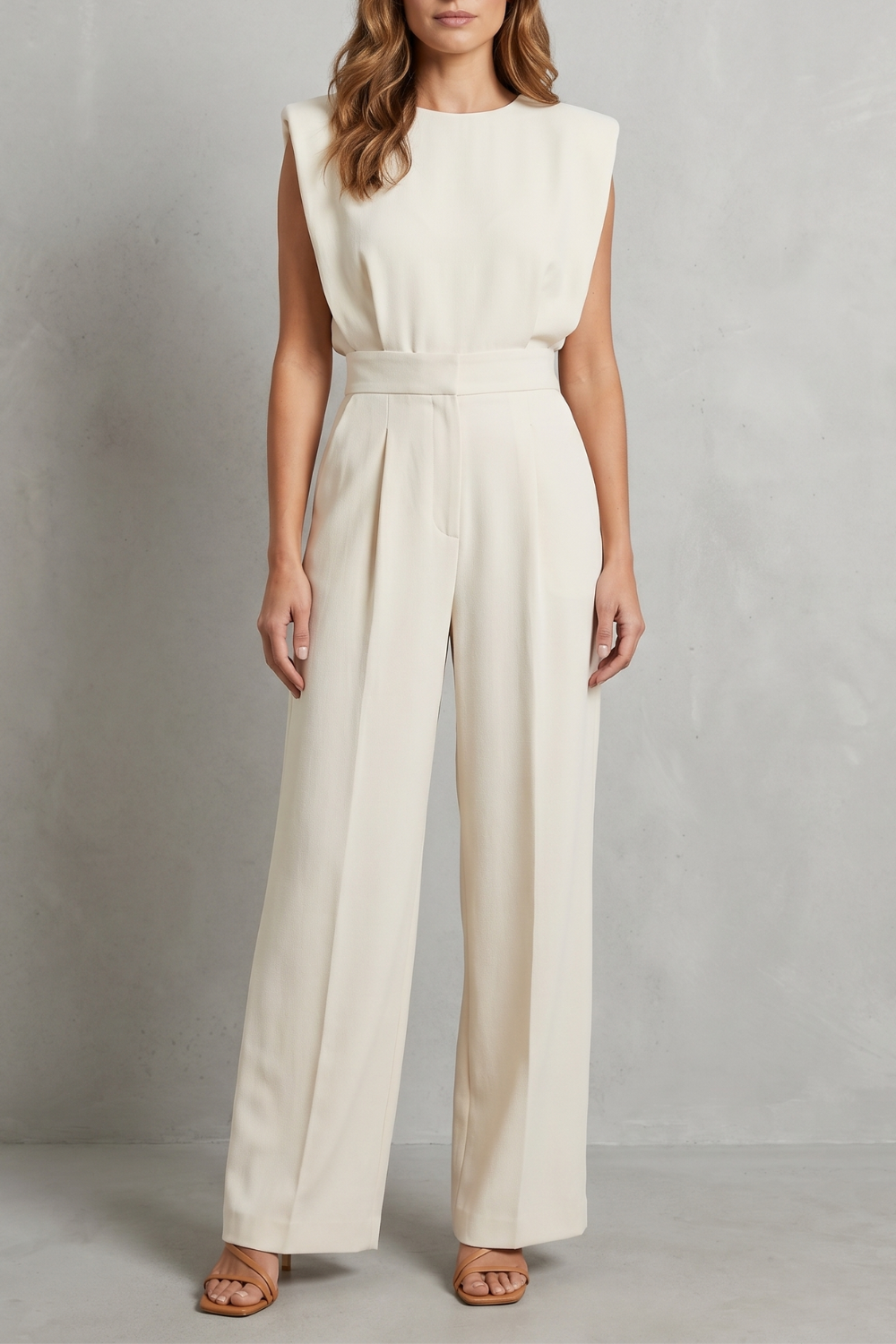 Elivra – Minimalist tailored elegance – Wide-leg jumpsuit