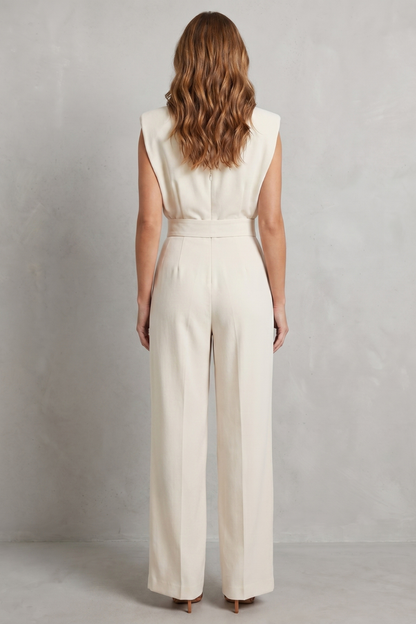 Elivra – Minimalist tailored elegance – Wide-leg jumpsuit