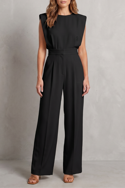 Elivra – Minimalist tailored elegance – Wide-leg jumpsuit