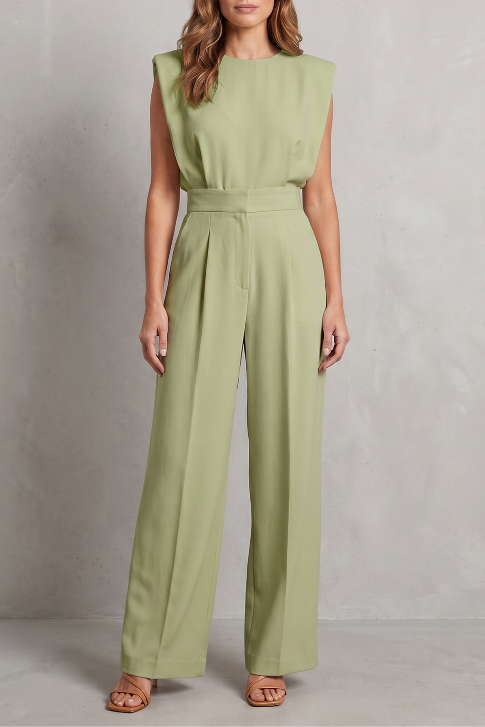 Elivra – Minimalist tailored elegance – Wide-leg jumpsuit