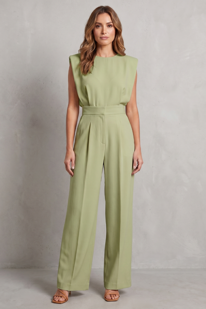 Elivra – Minimalist tailored elegance – Wide-leg jumpsuit