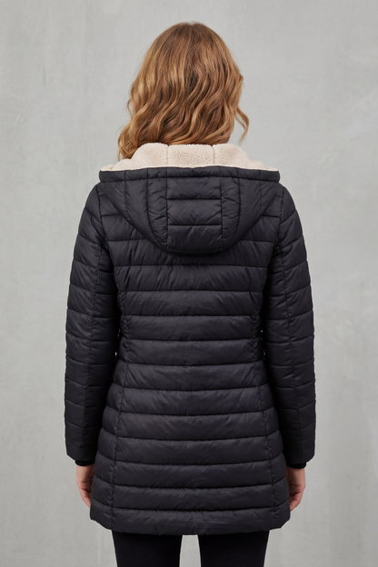 Ellavue – Sherpa lined comfort – Hooded puffer jacket