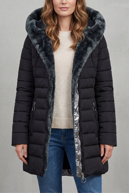 Elowen – Faux fur lined – Winter parka coat