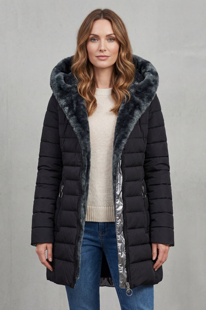 Elowen – Faux fur lined – Winter parka coat