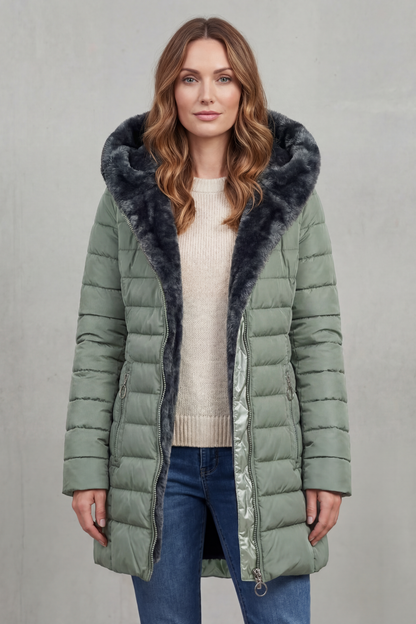 Elowen – Faux fur lined – Winter parka coat