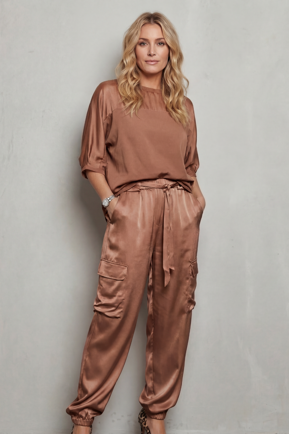Finley – Silky Cargo - Lounge Set