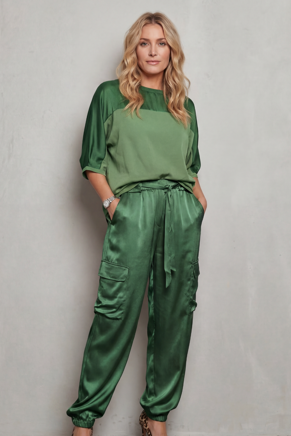 Finley – Silky Cargo - Lounge Set