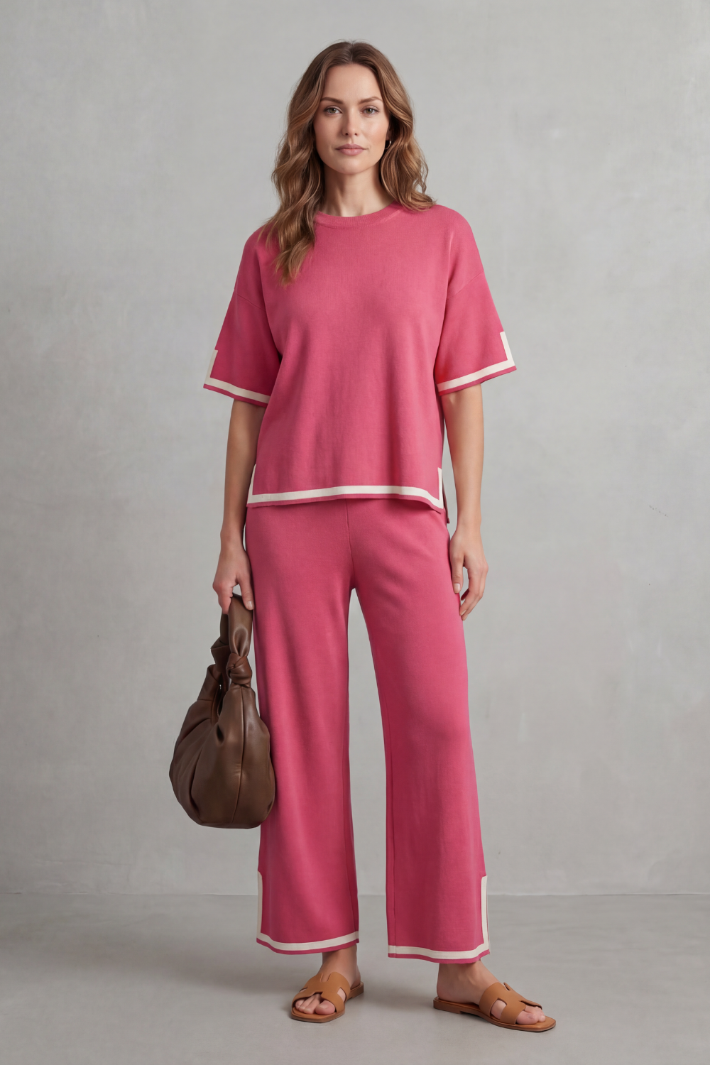 Jeah – Chic Contrast Trim – Lounge Set