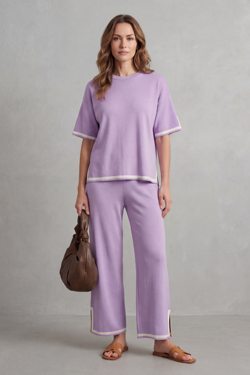 Jeah – Chic Contrast Trim – Lounge Set