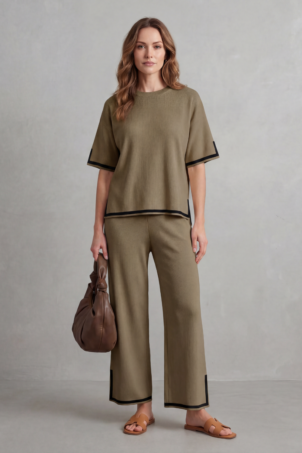 Jeah – Chic Contrast Trim – Lounge Set