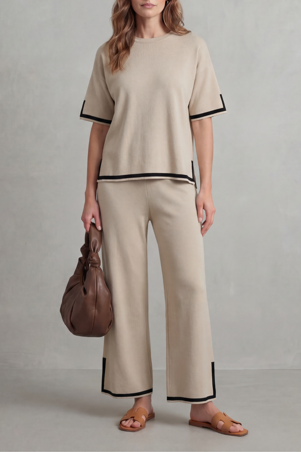 Jeah – Chic Contrast Trim – Lounge Set