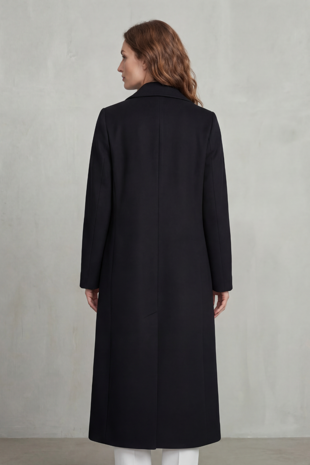 Maelisette – Double-breasted design – Wool blend coat