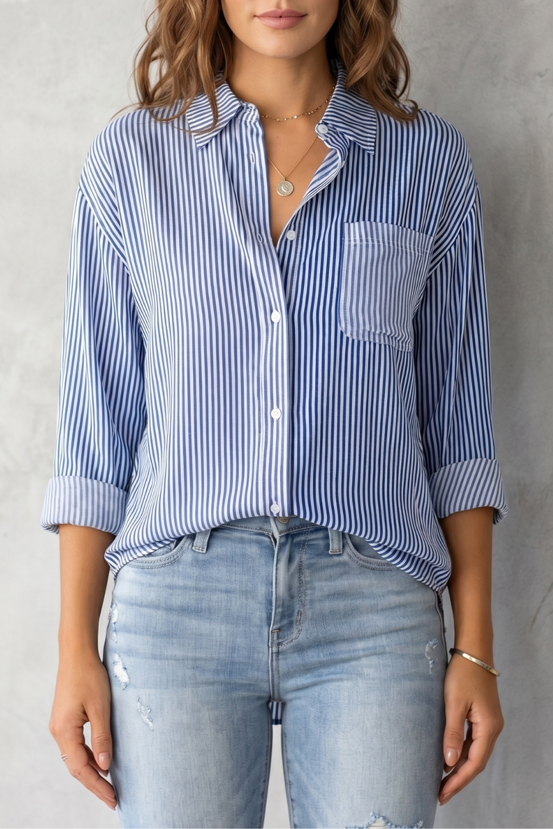 Marinelle – Classic striped pattern – Button-up shirt