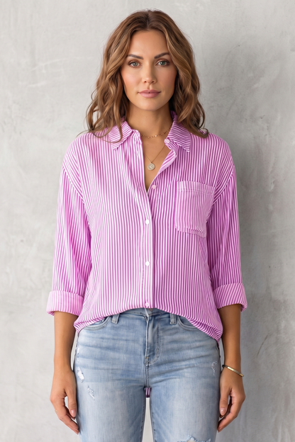 Marinelle – Classic striped pattern – Button-up shirt