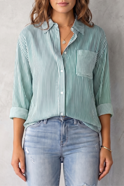 Marinelle – Classic striped pattern – Button-up shirt