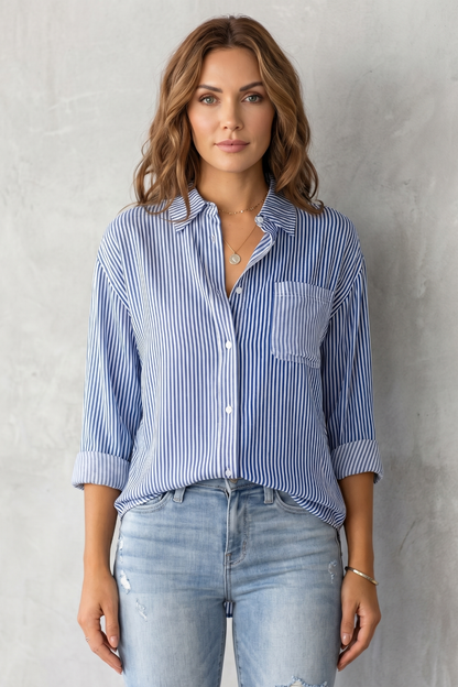 Marinelle – Classic striped pattern – Button-up shirt