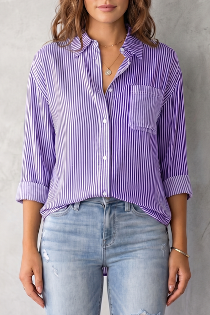 Marinelle – Classic striped pattern – Button-up shirt